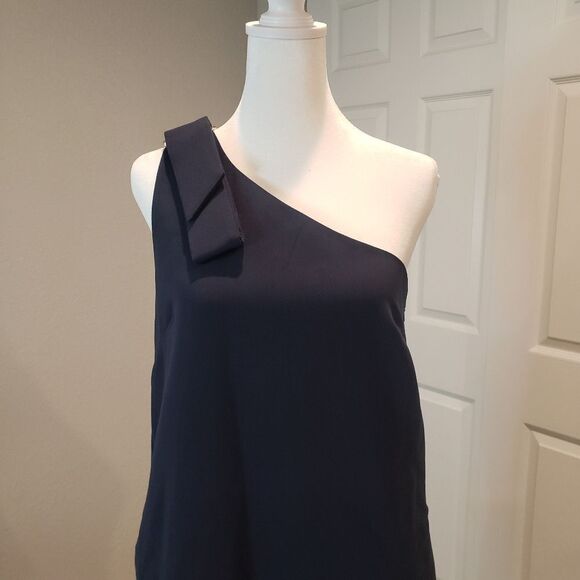 ELLIATT One Shoulder Mini Navy Blue Dress Size S - Picture 4 of 13